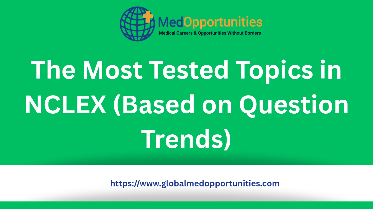 The Most Tested Topics in NCLEX (Based on Question Trends)